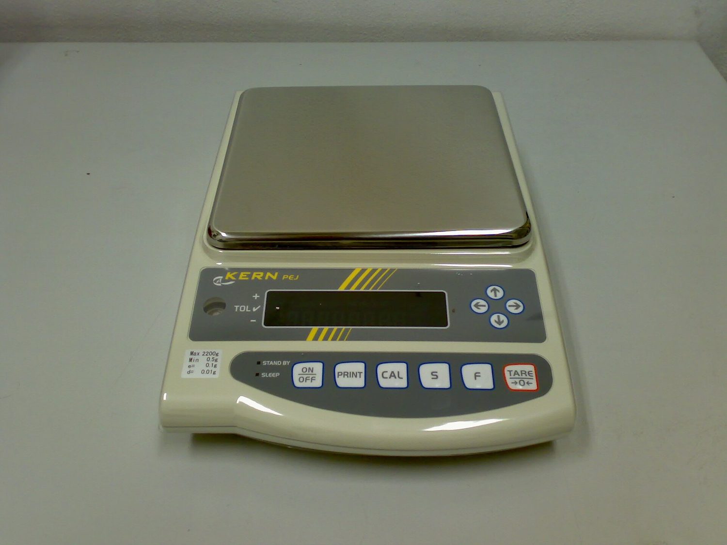A modern electronic laboratory balance