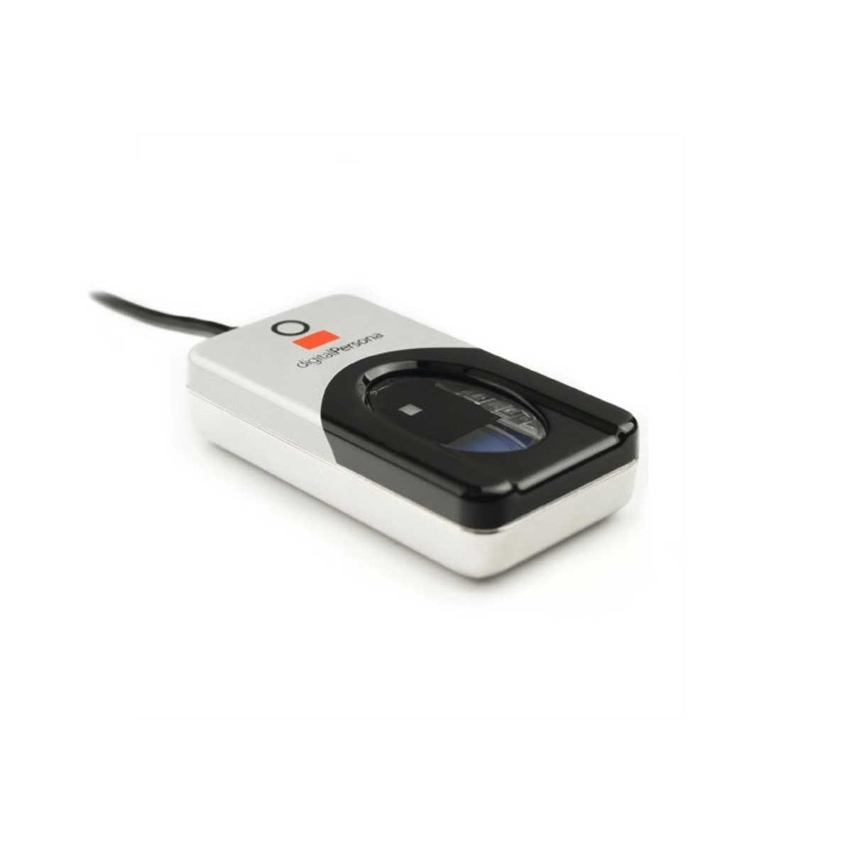 A small USB fingerprint reader with an optical sensor pad