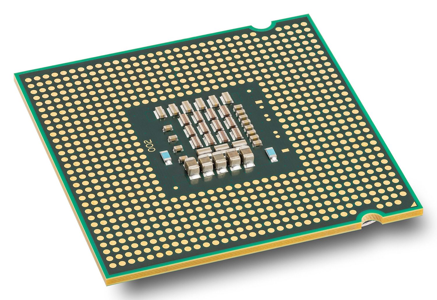 A CPU (central processing unit) chip