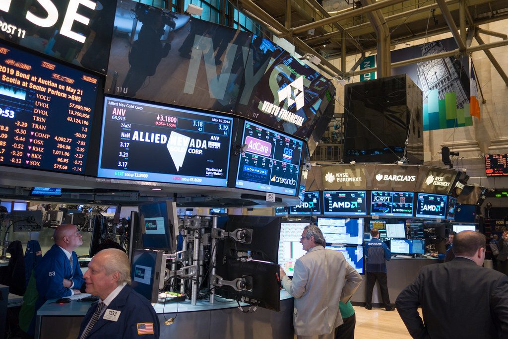 The trading floor of the New York Stock Exchange