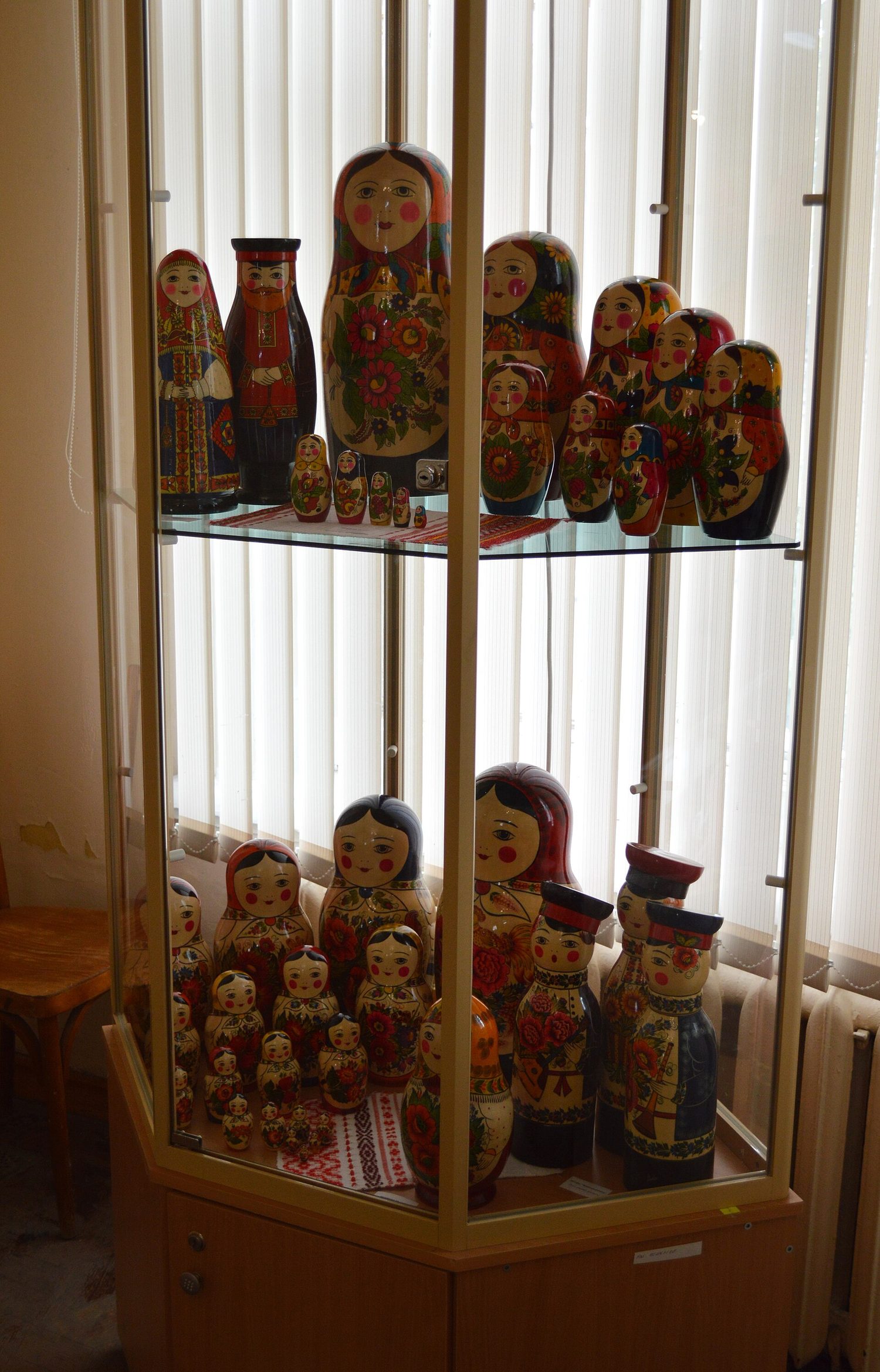Matryoshka dolls: the chain rule differentiates nested functions layer by layer — outer first, then the next inside