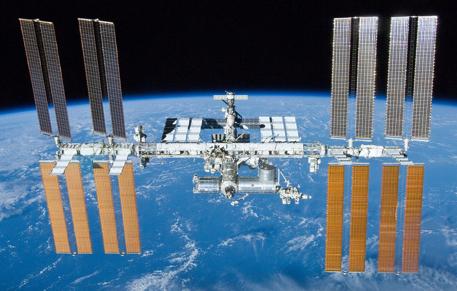 The ISS in orbit: trigonometric and polar functions describe periodic and circular motion