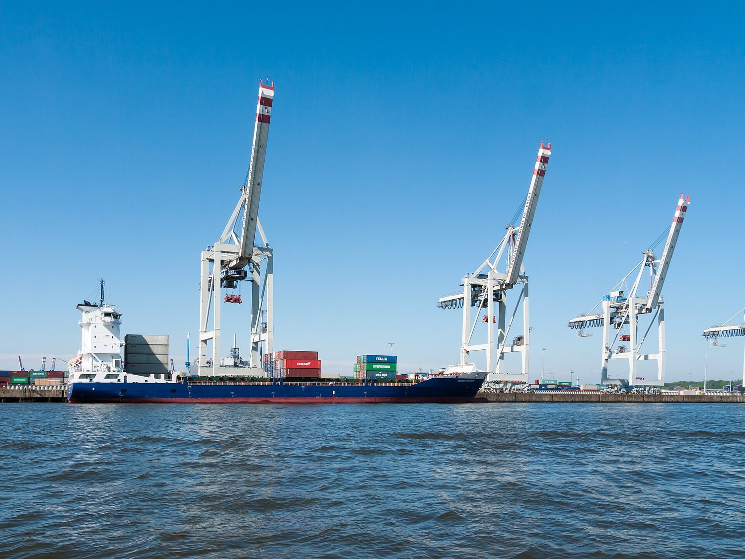 A container terminal - the physical form of the globalized economy