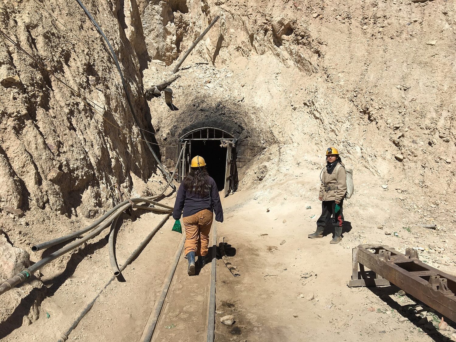 Cerro Rico à Potosí - la montagne sur laquelle le système de travail mita était organisé