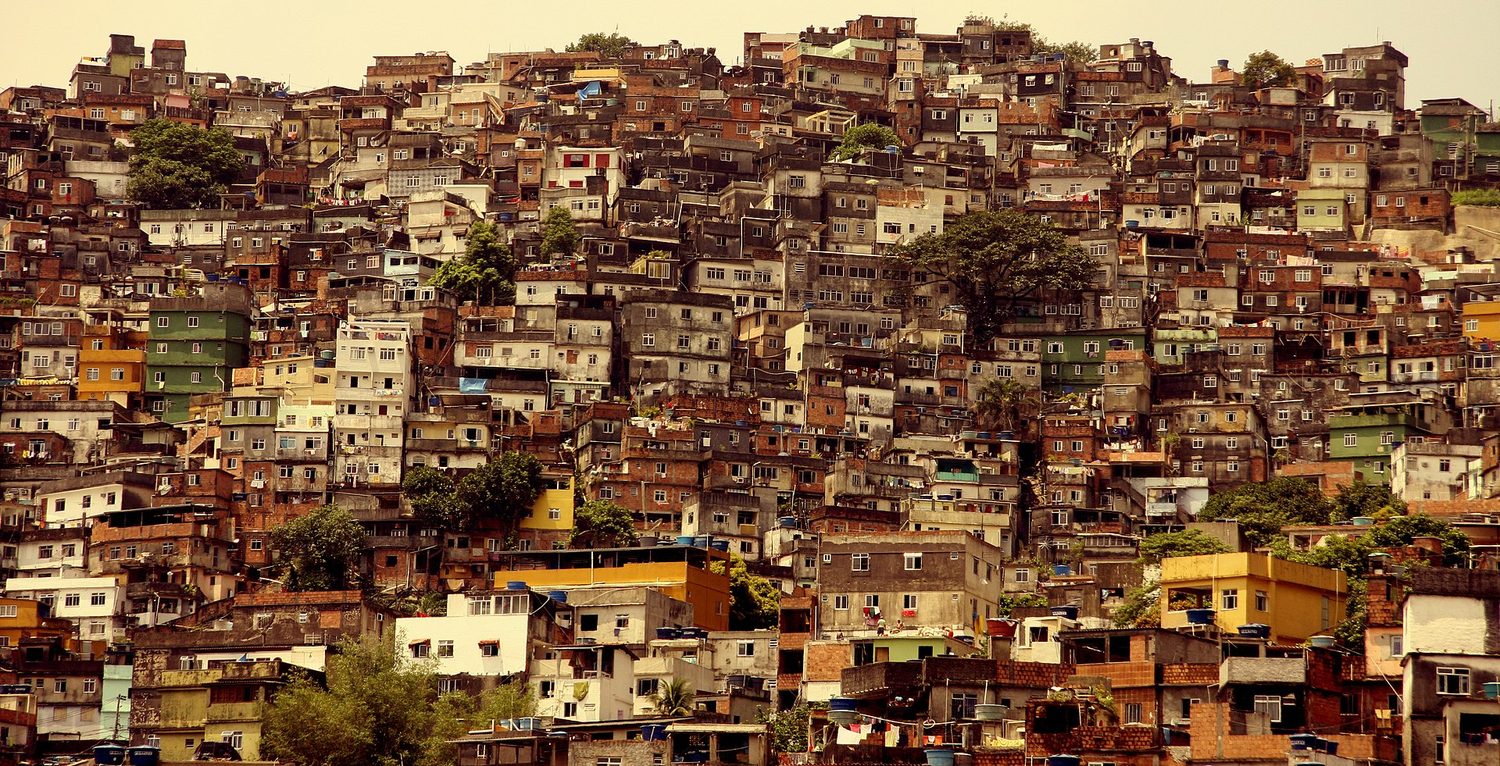 Absolute poverty: in informal settlements many people lack basic needs such as safe housing, clean water and sanitation